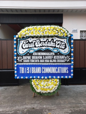 Papan Bunga Duka di Kiara
